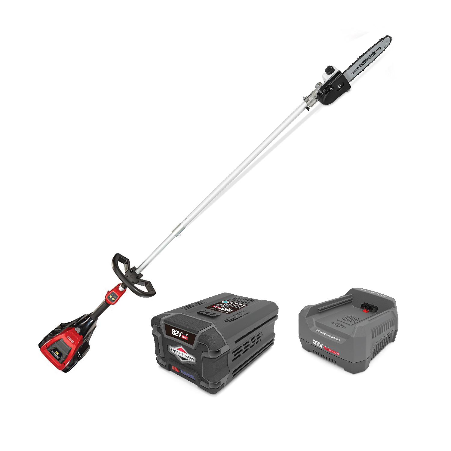 Kit Pole Saw with one 2AH Battery & Charger - Click Image to Close